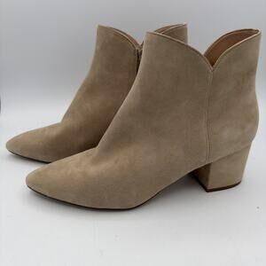 Cole Haan Elyse Ankle Boot, Blush Tan Suede, Women Size 10, $329 NEW
